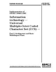 BS ISO/IEC 10646-1:1993