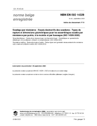 NBN EN ISO 14329:2003