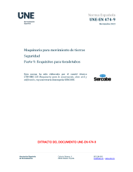UNE-EN 474-9:2022