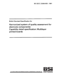 BS CECC 23300-003:1991
