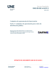 UNE-EN IEC 61439-5:2024