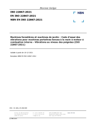 NBN EN ISO 22867:2021