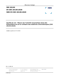 NBN EN ISO 20130:2020