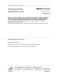 NBN EN 14116+A1:2014
