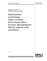 BS ISO/IEC 10164-11:1994