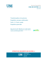 UNE-EN 50708-1-1:2021