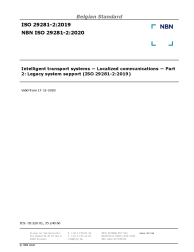 NBN ISO 29281-2:2020