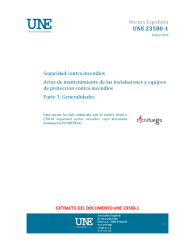 UNE 23580-1:2022