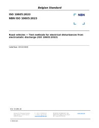 NBN ISO 10605:2023