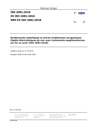 NBN EN ISO 2081:2018