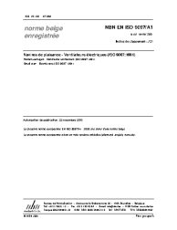 NBN EN ISO 9097/A1:2001