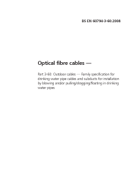 BS EN 60794-3-60:2008