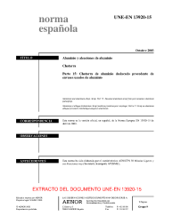 UNE-EN 13920-15:2003 (R2019)