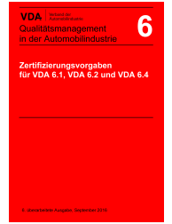VDA Band 6:2016-09