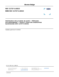 NBN ISO 11737-3:2023