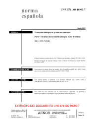 UNE-EN ISO 10993-7:2009