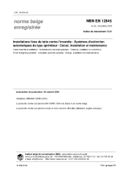 NBN EN 12845:2004