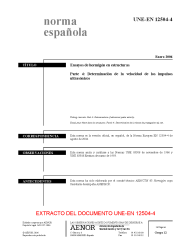 UNE-EN 12504-4:2006 (R2015)