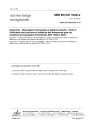 NBN EN ISO 15536-2:2007