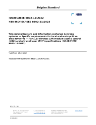 NBN ISO/IEC/IEEE 8802-11:2023