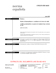 UNE-EN ISO 4610:2002