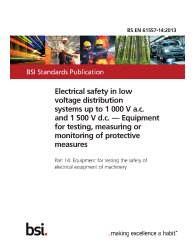 BS EN 61557-14:2013