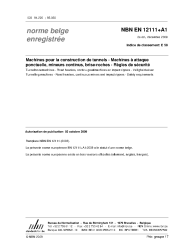 NBN EN 12111+A1:2009