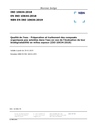 NBN EN ISO 10634:2019