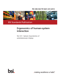 PD CEN ISO/TR 9241-331:2013