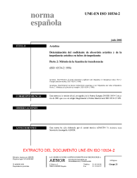 UNE-EN ISO 10534-2:2002