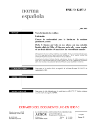 UNE-EN 12457-3:2003 (R2018)