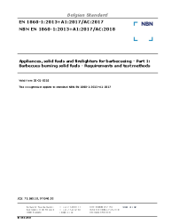 NBN EN 1860-1:2013+A1:2017/AC:2018