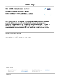NBN EN ISO 6888-2:2021/A1:2023