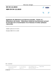 NBN EN 54-12:2015