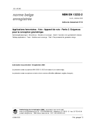NBN EN 13232-2:2003