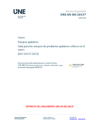 UNE-EN ISO 20137:2024