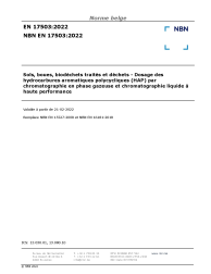 NBN EN 17503:2022