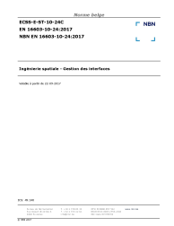 NBN EN 16603-10-24:2017