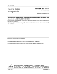 NBN EN ISO 16654:2001