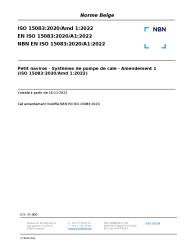 NBN EN ISO 15083:2020/A1:2022