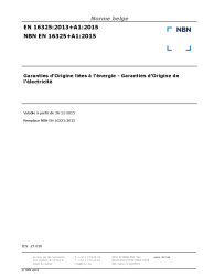 NBN EN 16325+A1:2015
