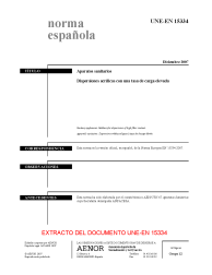 UNE-EN 15334:2007 (R2018)