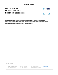 NBN EN ISO 22916:2022