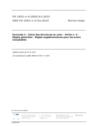 NBN EN 1993-1-4/A1:2015