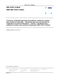 NBN ISO 3767-3:2021