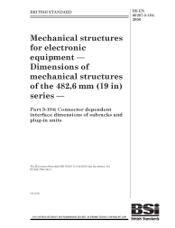 BS EN 60297-3-104:2006