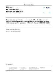 NBN EN ISO 283:2015
