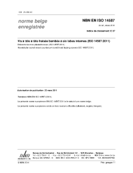 NBN EN ISO 14587:2011