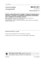 NBN EN 12074:2000