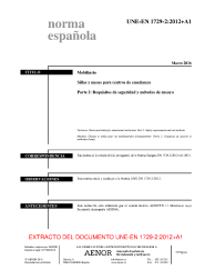 UNE-EN 1729-2:2012+A1:2016